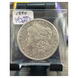 1884 United States Morgan Silver Dollar
