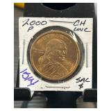 2000 P Sacagawea Dollar in CH UNC Condition