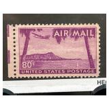 1952 US Hawaii Airmail Postage Stamp