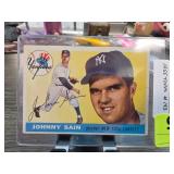 1953 Topps Johnny Sain Baseball Card #193