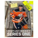 2021-22 Hockey Series One Tin with Cards