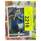 Matthew Stafford Football Cards Lot