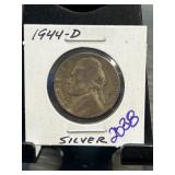 1944-D Jefferson Nickel in Protective Holder