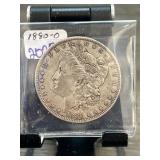 1880-O Morgan Silver Dollar in Protective Case