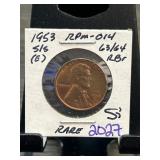 1953-S/S Lincoln Cent RPM-014 Designation
