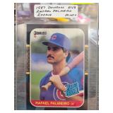 1987 Donruss #43 Rafael Palmeiro Rookie Card