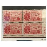 1959 Hawaii Statehood Airmail Plate Block