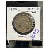 1936 Buffalo Nickel in Fine Condition