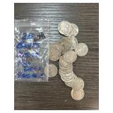 Bag of 20 US Quarters Dated 1964 or Earlier