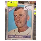 1966 Topps Phil Niekro Baseball Card