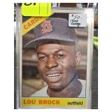 1966 Topps Lou Brock Baseball Card