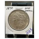 1879 Morgan Silver Dollar Coin