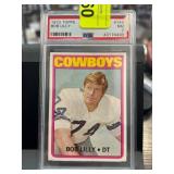 1972 Topps Bob Lilly Card #145, PSA NM 7