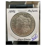 1896 Morgan Silver Dollar AU/UNC