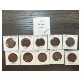 10 Better Date Lincoln Wheat Cents