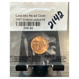 1957-D Lincoln Head Cent, Uncirculated