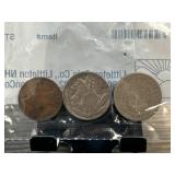 Three Scarce Seldom-Seen Coins Nickels Wheat
