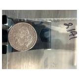 1884-O Morgan Silver Dollar Coin with Eagle Revers