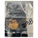 1943 Lincoln Wheat Cent in Protective Packaging