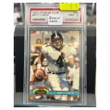 1991 Stadium Club Brett Favre Rookie Card PSA 9