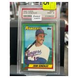 1990 Topps Juan Gonzalez Rookie Card PSA 9