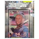 1985 Donruss #438 Kirby Puckett Rookie Card
