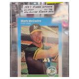 1987 Fleer Update Glossy Mark McGwire U-76 Card