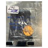 1962 Lincoln Copper Proof Cent in Sealed Package