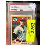 1978 Topps Carlton Fisk PSA 8 Baseball Card
