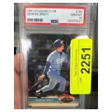 1991 Stadium Club George Brett PSA 10 Gem Mint