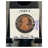 1989-S Lincoln Cent Gem Cameo Proof