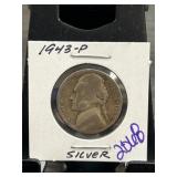1943-P Jefferson Nickel in Silver Composition
