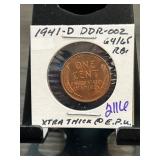 1941-D DDR-002 Lincoln Wheat Cent