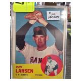 1963 Topps Don Larsen Baseball Card No. 163