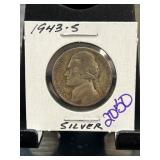 1943-S Jefferson Nickel Labeled as Silver