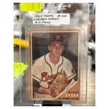 1962 Topps Warren Spahn #100 Baseball Card