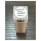 Tube of Choice Uncirculated Copper Memorial Cents