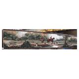 Equestrian-Themed Tapestry Runner