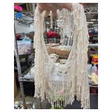Beaded Fringe Collar Necklace