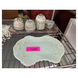 Decorative Metal Molds and Glass Plate