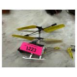 Remote Control Helicopter With Yellow Blades