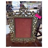 Ornate Brass Tabletop Picture Frame