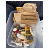 Sewing Supplies with Vintage Patterns