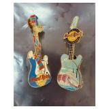Hard Rock Cafe Guitar-Shaped Collectible Pins