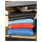 Five Quilted Moving Blankets