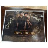 Autographed Twilight ï¿½New Moonï¿½ Movie Poster