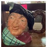 Hand-Painted Kelsboro Ware Character Jug