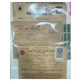 WWII War Ration Books