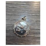 Sterling Silver Pendant with Libra Design
