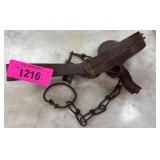 Metal Animal Trap With Chain Attachment